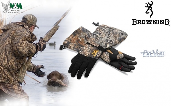 Охотничьи ПЕРЧАТКИ-КРАГИ Browning® Maxus Decoy 3078571702 купить по оптимальной цене,  доставка по России, гарантия качества
