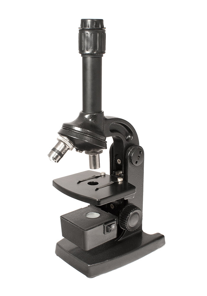 Микроскоп Юннат 2П-1 с подсветкой Черный купить по оптимальной цене,  доставка по России, гарантия качества