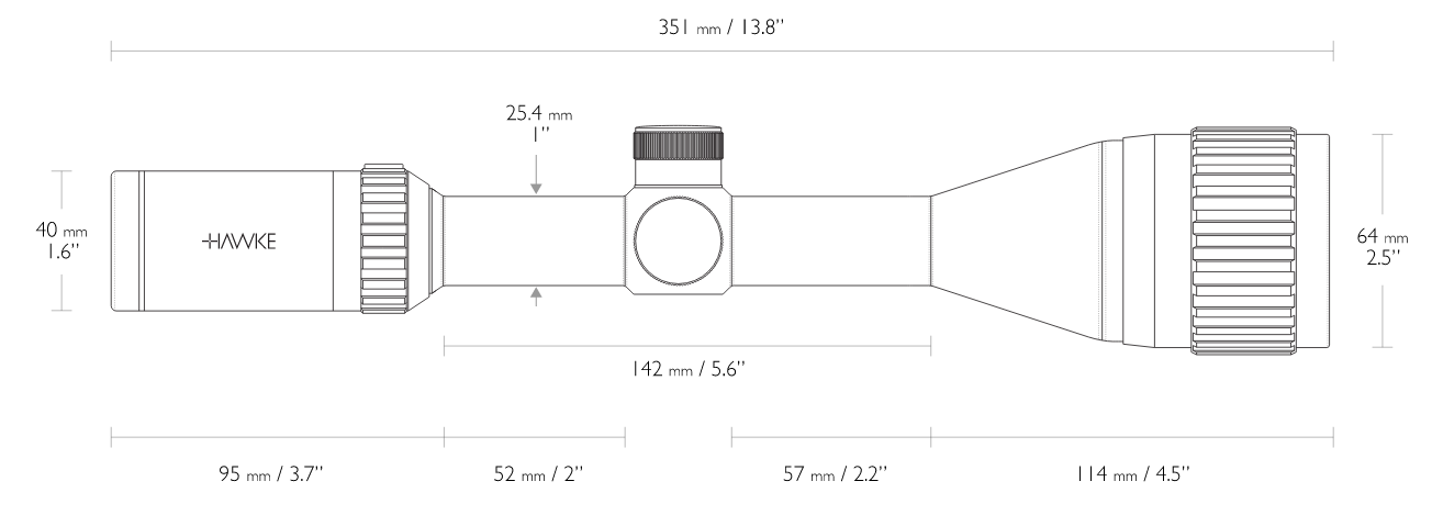 Оптический прицел Hawke Vantage IR 3-9x50 АО IR (Mil Dot) купить по оптимальной цене,  доставка по России, гарантия качества