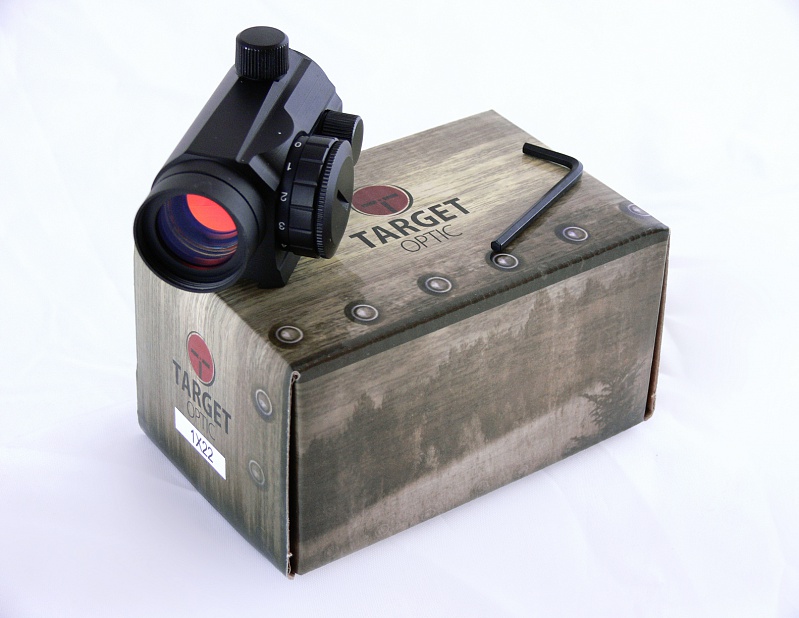 коллиматор Target Optic 1х22 закрытого типа на Weaver, красная точка купить по оптимальной цене,  доставка по России, гарантия качества