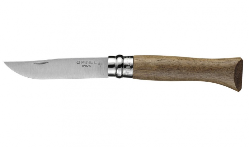 Нож Opinel серии Tradition Luxury №08, клинок 8,5см., нержавеющая сталь, рукоять - орех купить по оптимальной цене,  доставка по России, гарантия качества