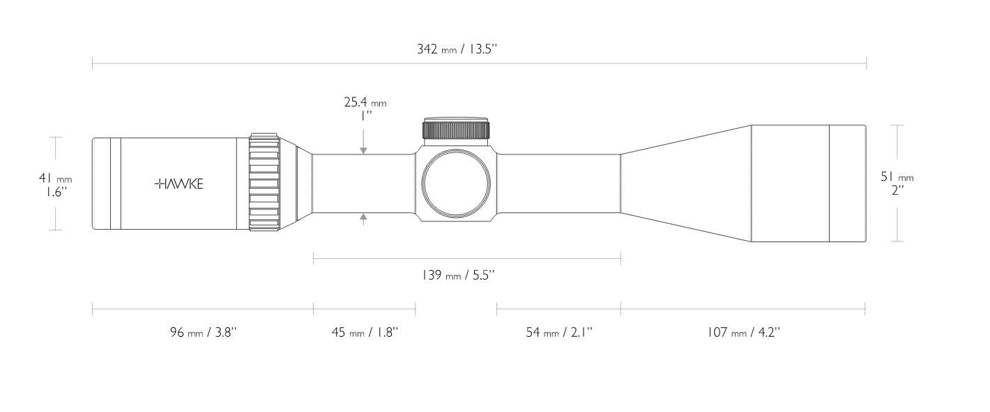 Оптический прицел Hawke Vantage SF 4-16x44 (1/2 Mil Dot) купить по оптимальной цене,  доставка по России, гарантия качества
