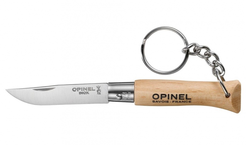 Нож Opinel серии Tradition Keyring №04, брелок, клинок 5см., нерж. сталь, рукоять - бук, кольцо для ключей купить по оптимальной цене,  доставка по России, гарантия качества