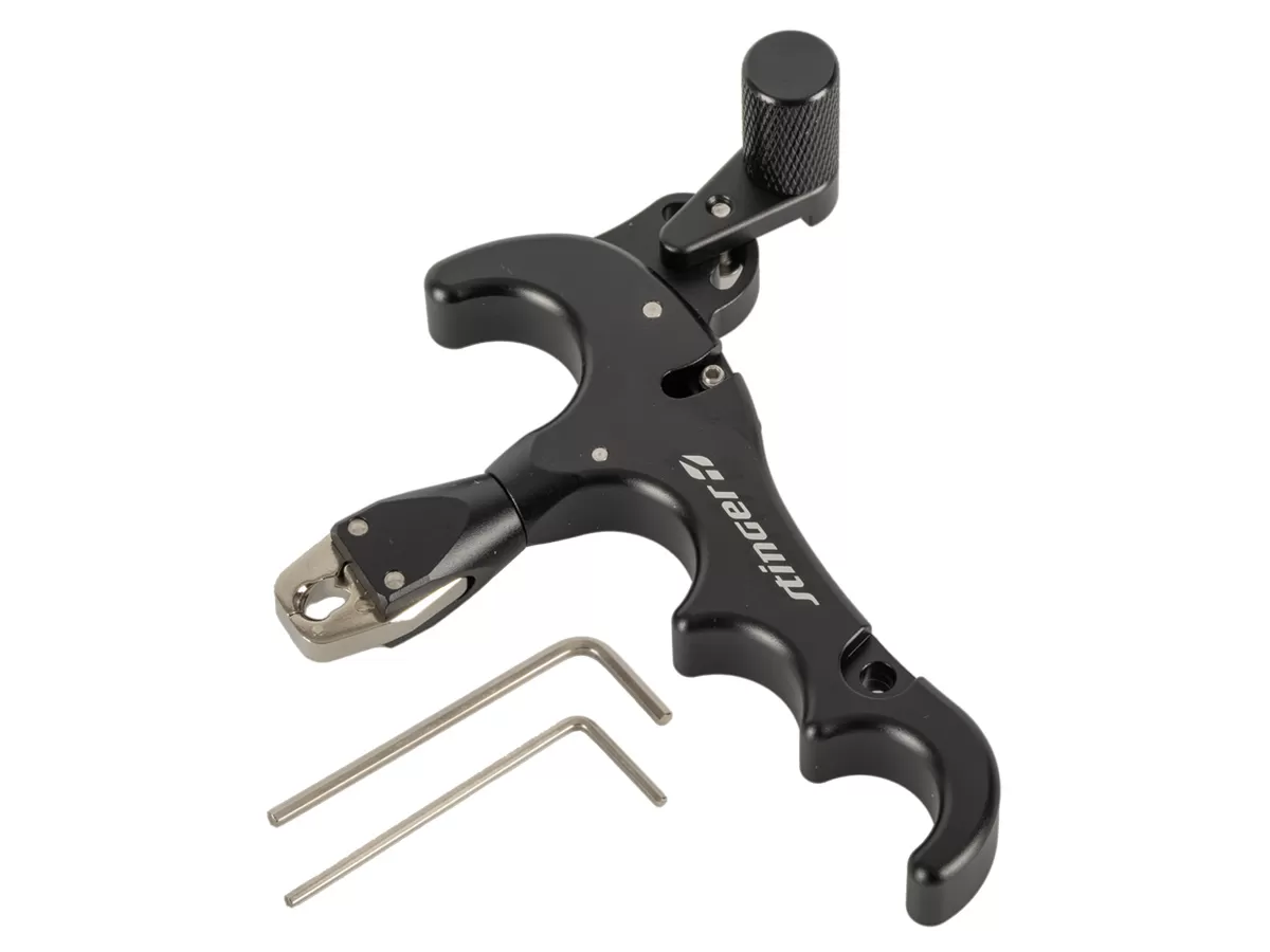 Релиз для блочного лука Stinger, регулируемый спусковой крючок, чёрный купить по оптимальной цене,  доставка по России, гарантия качества