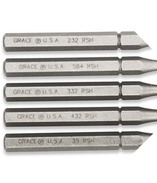 Выколотки Grace USA с держателями штифтов, комплект 5 шт., цилиндр Ø=1,6-2-2,4-3,2-3,5 мм, сталь купить по оптимальной цене,  доставка по России, гарантия качества