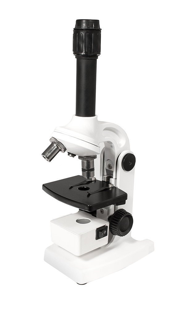 Микроскоп Юннат 2П-1 с подсветкой Белый купить по оптимальной цене,  доставка по России, гарантия качества
