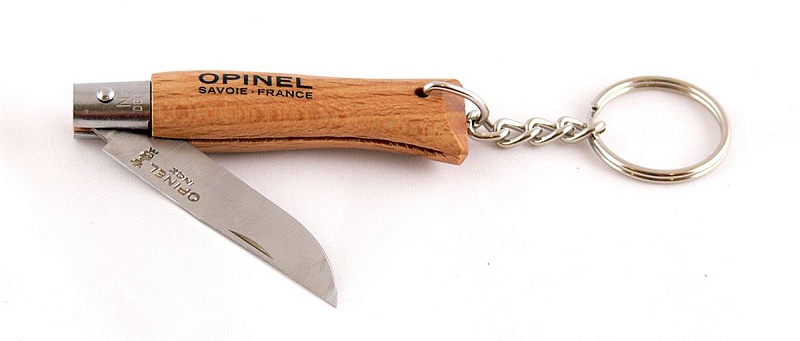 Нож Opinel серии Tradition Keyring №04, брелок, клинок 5см., нерж. сталь, рукоять - бук, кольцо для ключей купить по оптимальной цене,  доставка по России, гарантия качества