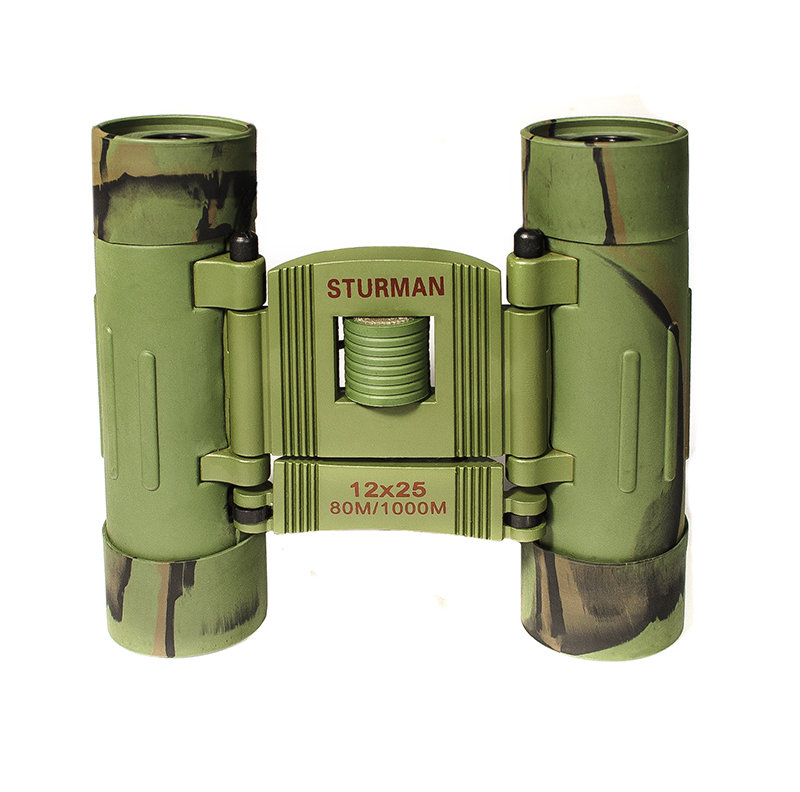 Бинокль Sturman 12x25 зелёный купить по оптимальной цене,  доставка по России, гарантия качества