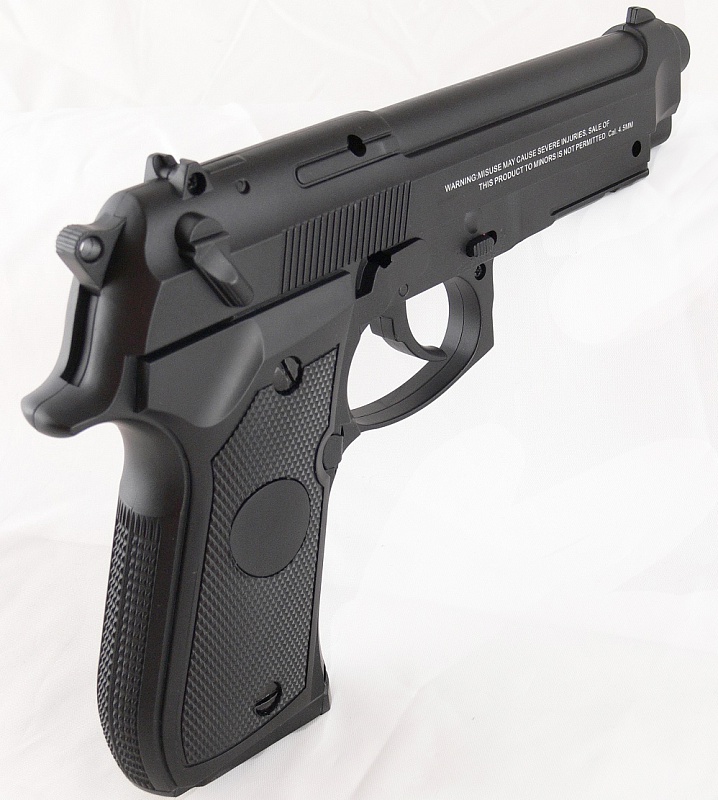 Пистолет пневм. Stalker S92ME (аналог Beretta 92) к.4,5мм, металл, 120 м/с, черный купить по оптимальной цене,  доставка по России, гарантия качества
