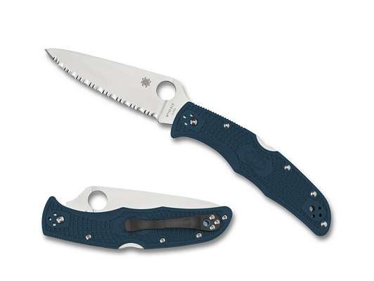 Нож Spyderco ENDURA4 K390 Серрейтор Синий C10FSK390 купить по оптимальной цене,  доставка по России, гарантия качества