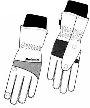 Зимние утепленные перчатки Deerhunter MUFLON (арт.8819-95) купить по оптимальной цене,  доставка по России, гарантия качества
