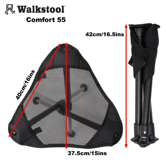 Стул-тренога Walkstool Comfort 55 XL (высота 55, сиденье XL) купить по оптимальной цене,  доставка по России, гарантия качества