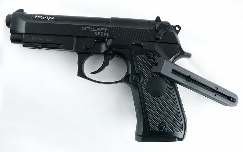 Магазин Stalker для пневматич.пистолетов модели S92PL/ME, кал. 4.5мм., ёмкость 20 шариков, металл купить по оптимальной цене,  доставка по России, гарантия качества