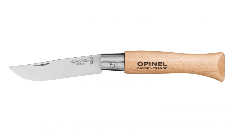 Нож Opinel серии Tradition №05, клинок 6см., нержавеющая сталь, рукоять - бук купить по оптимальной цене,  доставка по России, гарантия качества