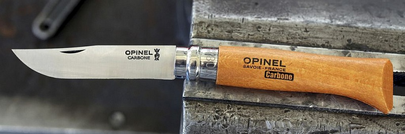Нож Opinel серии Tradition №08, клинок 8,5см., углеродистая сталь, рукоять - бук купить по оптимальной цене,  доставка по России, гарантия качества