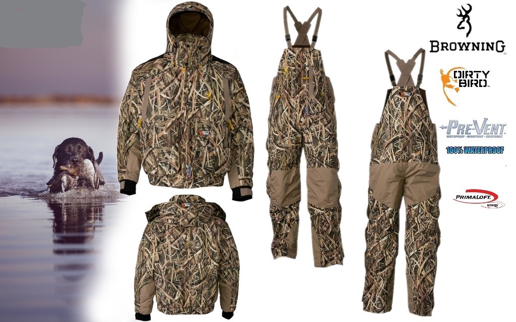 Browning костюм Dirty Bird Insulated Wader Suit 30430125/30630125 купить по оптимальной цене,  доставка по России, гарантия качества