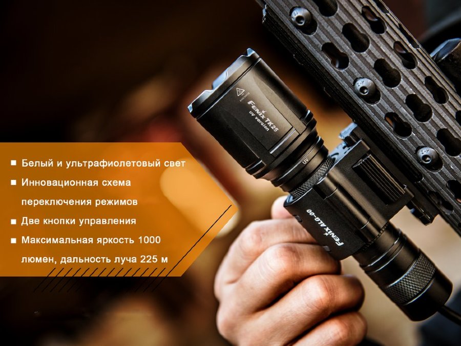 Фонарь Fenix TK25UV купить по оптимальной цене,  доставка по России, гарантия качества