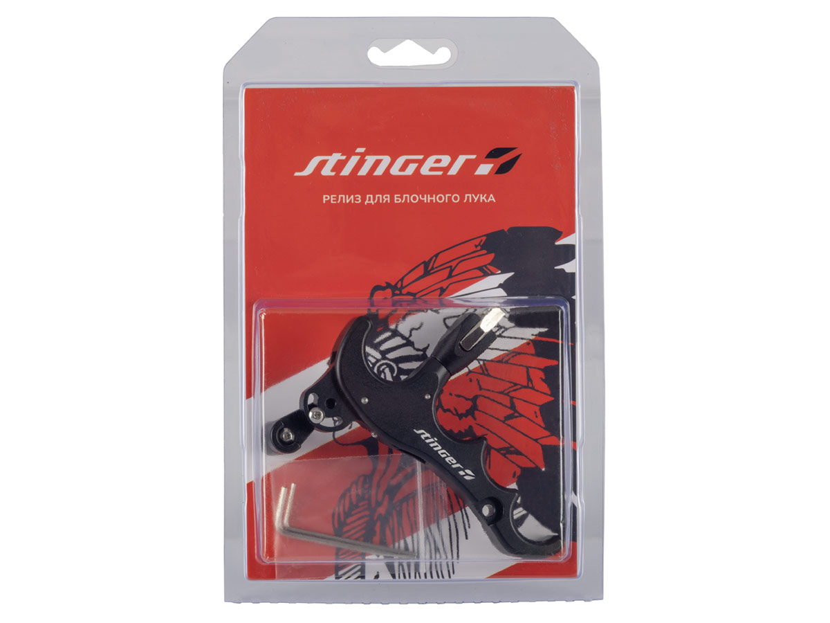 Релиз для блочного лука Stinger, регулируемый спусковой крючок, чёрный купить по оптимальной цене,  доставка по России, гарантия качества