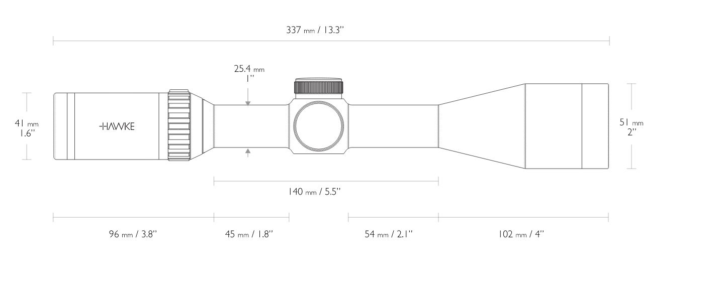 Оптический прицел Hawke Vantage SF 3-12x44 (1/2 Mil Dot) купить по оптимальной цене,  доставка по России, гарантия качества